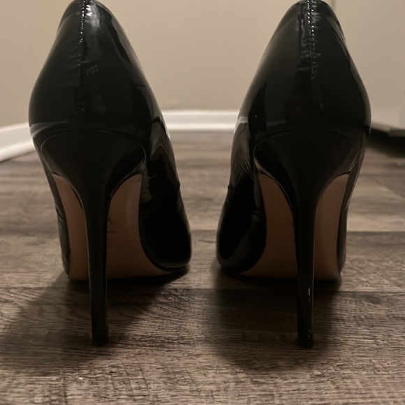 Shiny Black Lidia Talavera Heels US10 - Picture 7 of 9